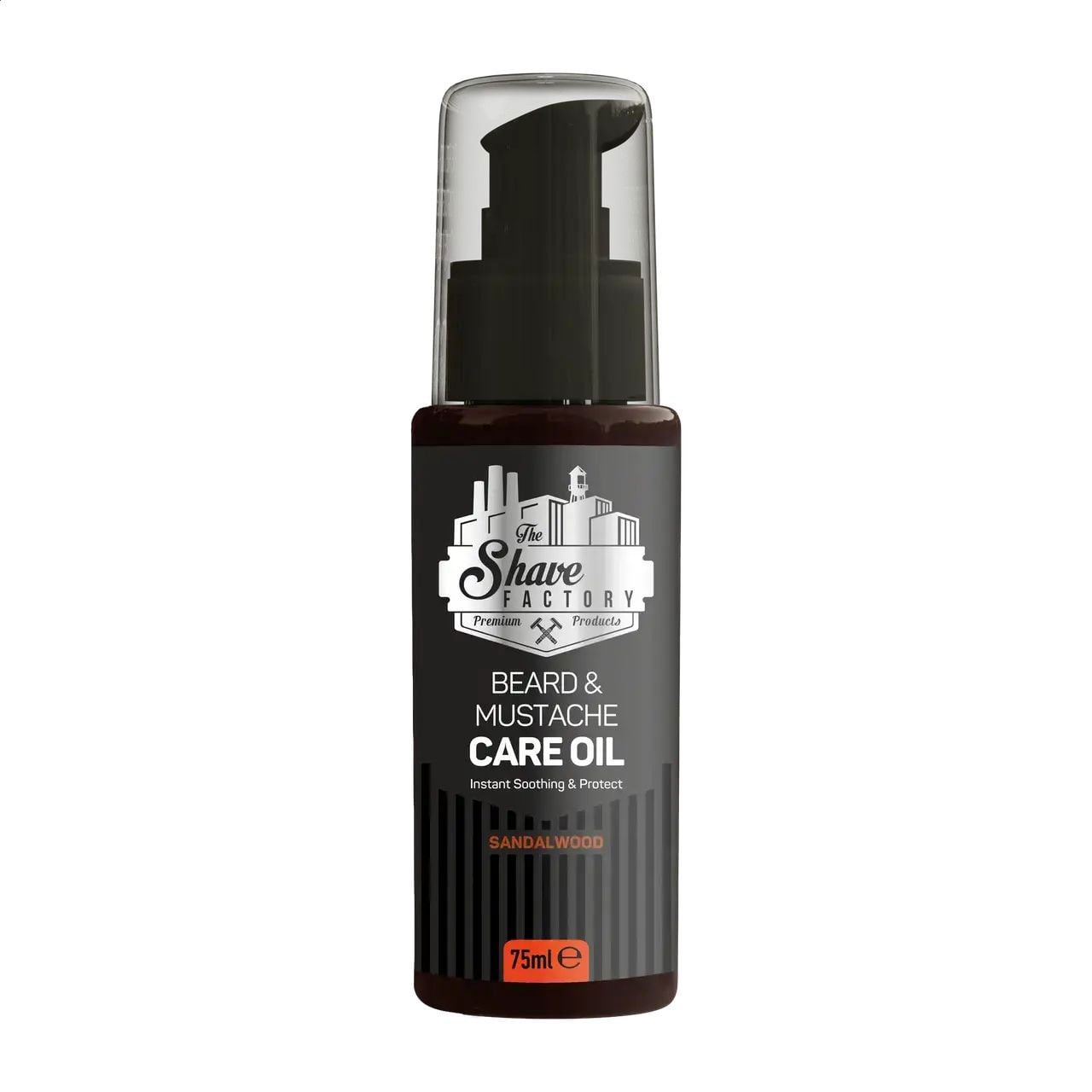 Чоловіча олія для бороди та вусів The Shave Factory Beard &amp; Mustache Care Oil Sandalwood, 75 мл